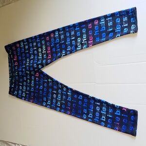 Justice,Leggings with believe achieve inspire on them ,Girls 18